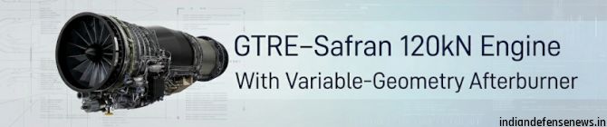 Indo-French joint GTRE–SAFRAN 120kN engine with variable geometry afterburner to enhance stealth and survivability of Indian AMCA fighter