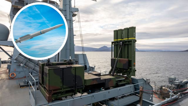 Germany unveils modular 25-mile naval missile that can turn ships into air shields  Navalized system demonstrator of the combat-proven IRIS-T SLM GBAD.  Diehl Defense