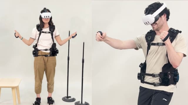 $400 exoskeleton suit built from threads and motors delivers lifelike VR feedback  The lightweight suit uses threads, motors, and a Raspberry Pi to guide muscles, stabilize joints, and deliver lifelike VR sensations.