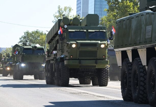Serbia presented a new heavy missile system, the Sumadija/Vila, during the recent "Force of Unity" military parade with a range of 300 kilometers and warheads weighing 250 and 450 kilograms.