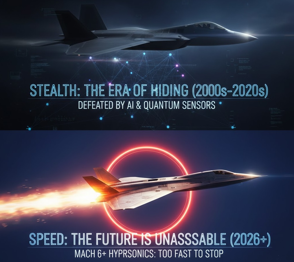 Military doctrine is changing as speed overtakes stealth in future airpower design, and radars have improved three generations since the appearance of the F-35, the fourth being Thales' new RBE2-XG radar to be fitted to the Rafale F5.