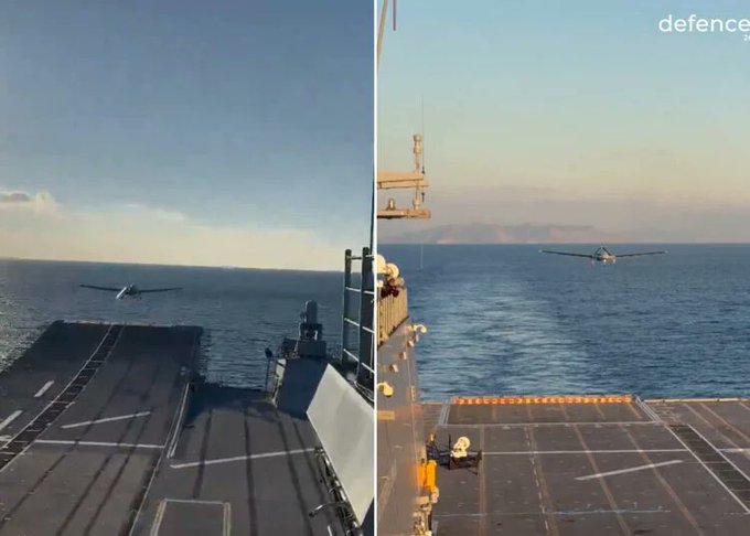 Bayraktar TB3 SİHA uav, performed the first takeoff and landing by TCG ANADOLU! Turkey achieved a great victory for its defense industry, it is a great achievement to take off and land on a large LHA landing ship by UAV!