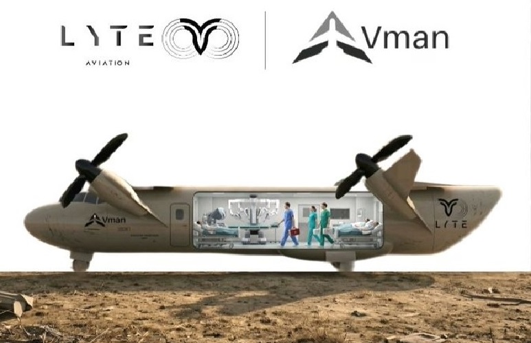 UK’s LYTE Aviation Receives €500 Million Conditional Purchase Orders from India’s Vman Aviation Services for 10 SkyClinic VTOL Flying Hospitals