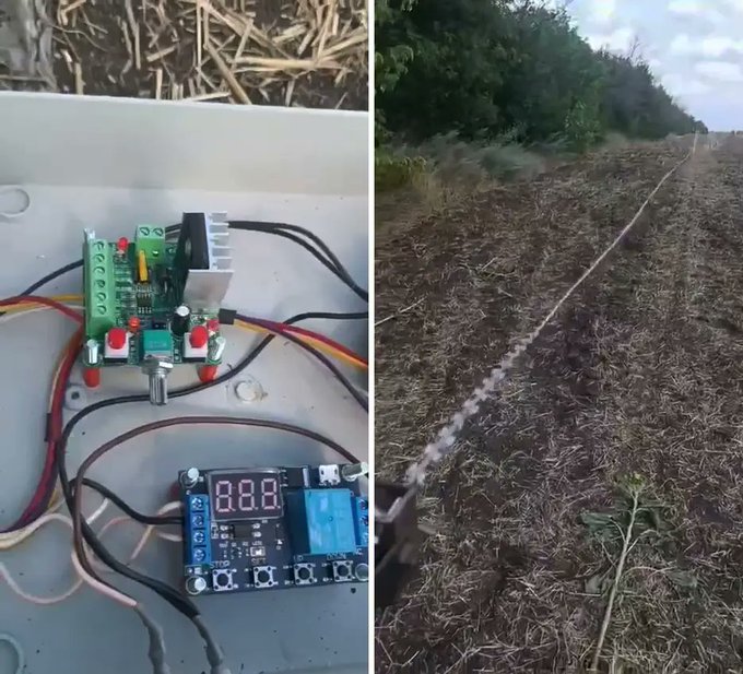 The Ukrainian Armed Forces have unveiled an improvised device to combat drones that use fiber optics for guidance. Russians say fiber optic drones were found on a Ukrainian naval drone that was operating as a carrier