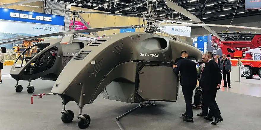 Belarusian UAV Sky-Truck and the optionally manned Fly-Truck. Two remarkable UAV cargo helicopters suitable for placement on ships and equipping with weapons. Do you know how easy it is to build our own helicopters in the Hellenic Aerospace Forces?