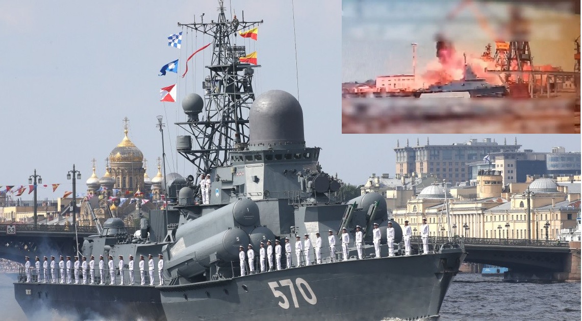 Ukrainian Forces Hit Russia’s Karakurt-Class Warship and Energy Infrastructure at Baltic Port