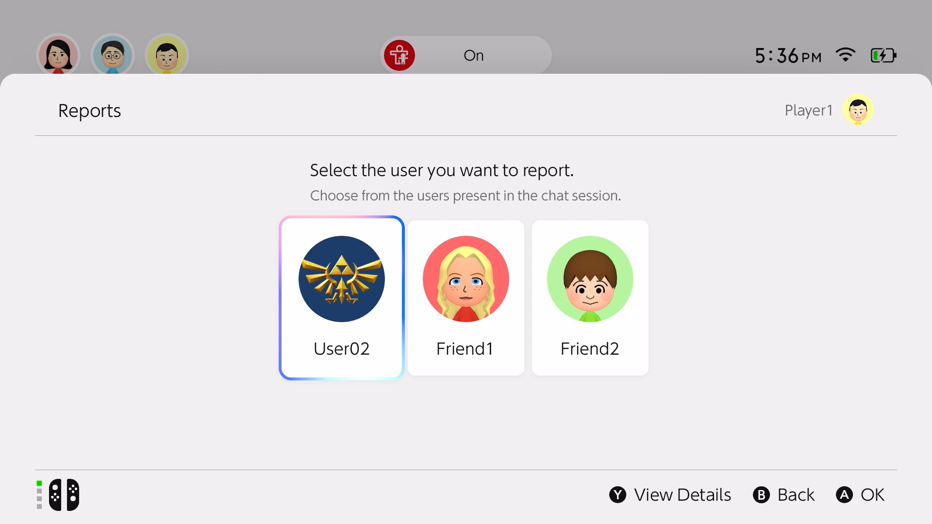Report | Nintendo Switch 2 Support | Nintendo Support