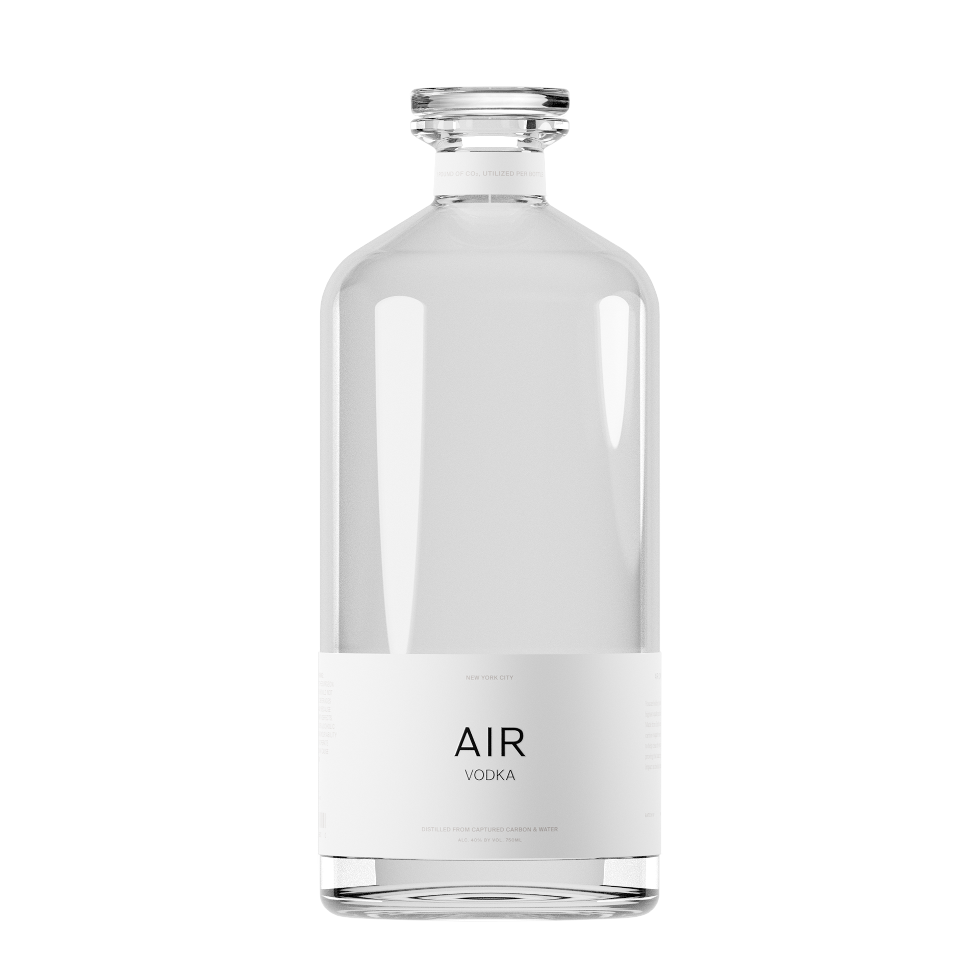 AIR Vodka: Carbon Negative and Impurity-Free Vodka Made from CO2
