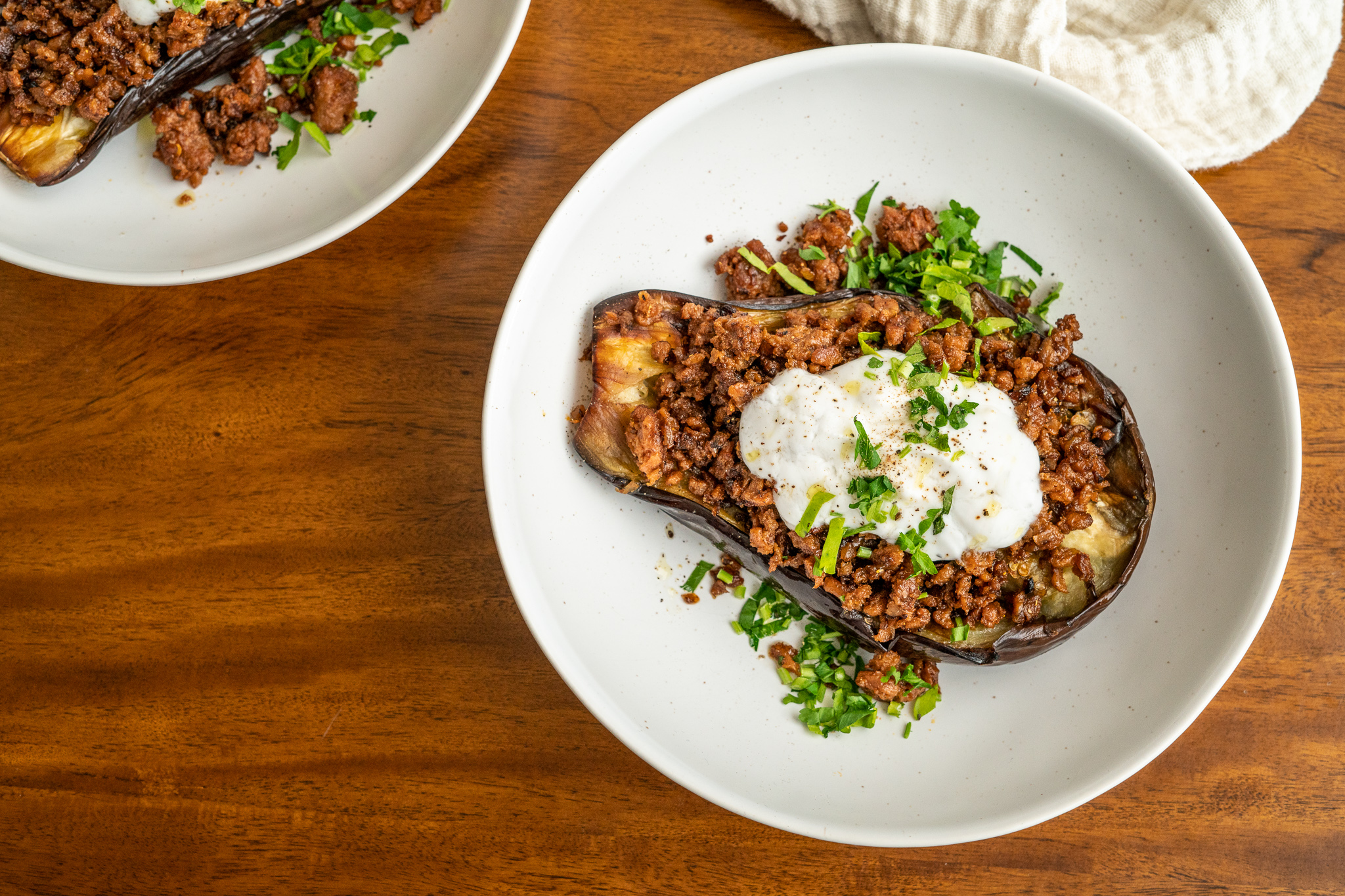 Eggplant With Crispy Grounds image