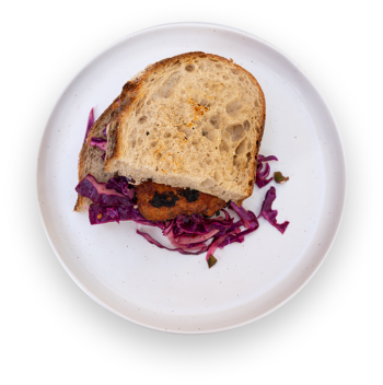 Grilled Tempeh Sandwich