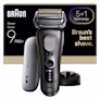 Braun Series 9 PRO+ 9625s z etui ładującym i bazą ładującą. 