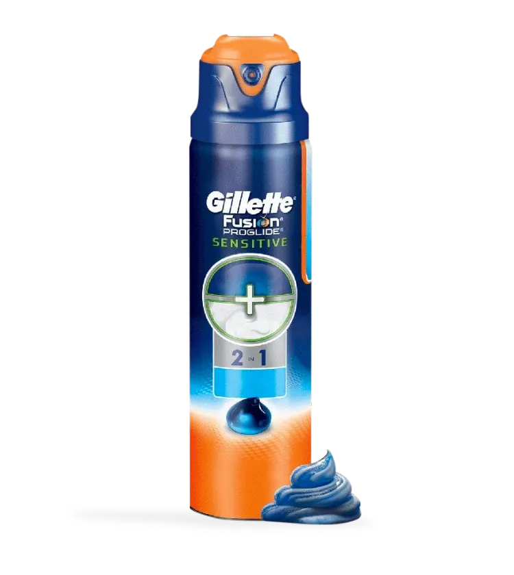 Gel Da Barba Gillette Fusion Proglide Sensitive Gel 2 In 1 Ocean Breeze
