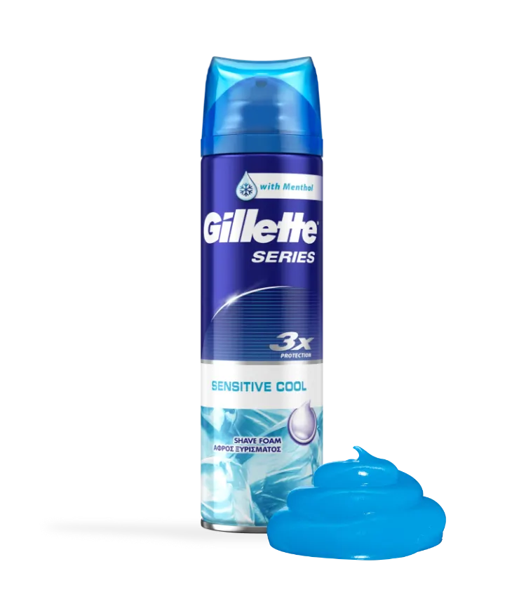 Gillette Series Sensitive Cool scheerschuim