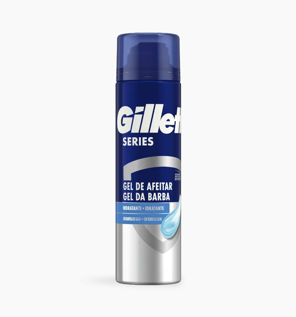 Gillette Series Gel de barbear hidratante, 200ml