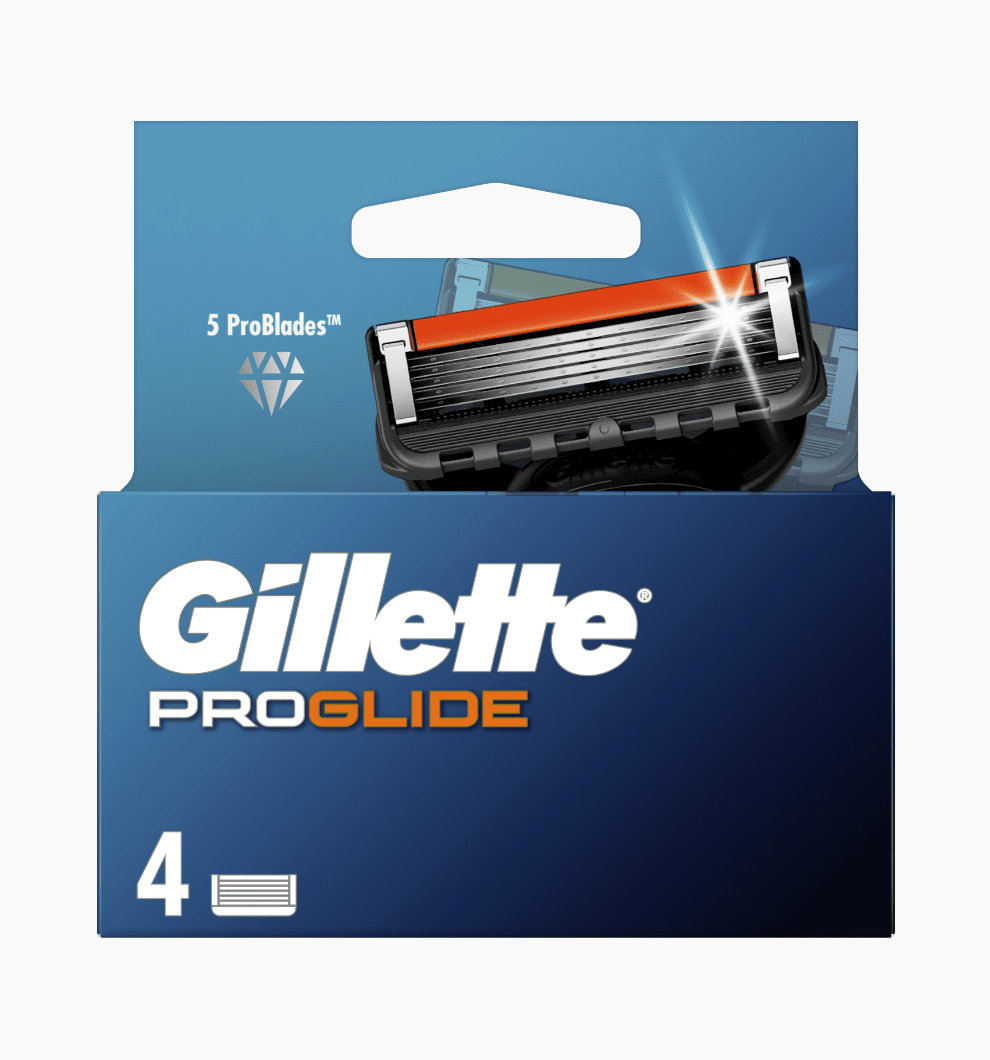 Λεπίδες ξυρίσματος Gillette Proglide FlexBall χειροκίνητο - Πακέτο 4s (φυσίγγιο)