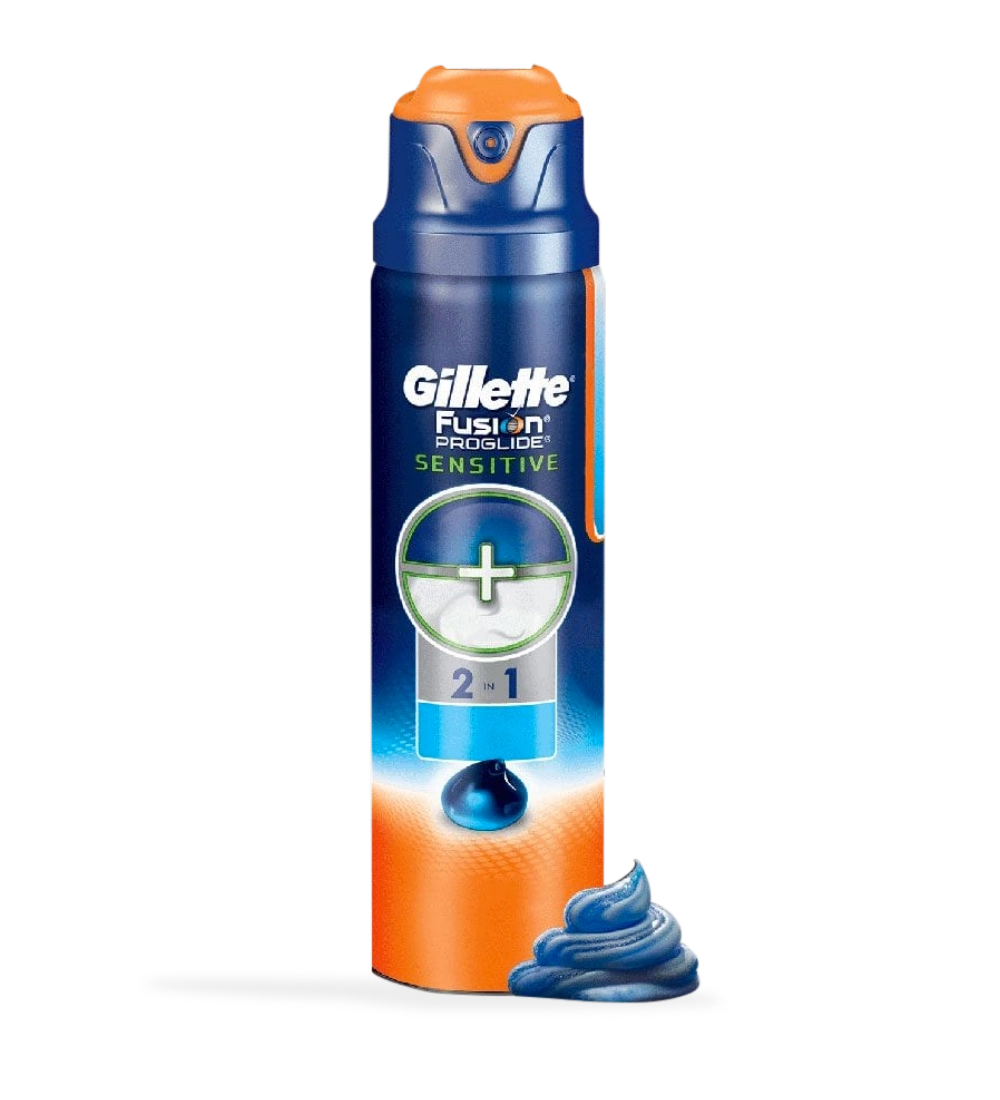 Gel Da Barba Gillette Fusion Proglide Sensitive Gel 2 In 1 Ocean Breeze