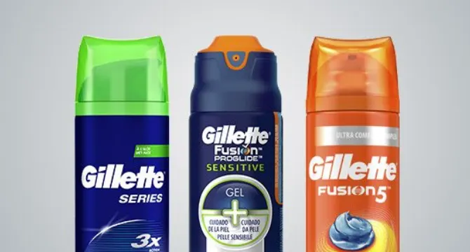 Gel e schiuma da barba Gillette