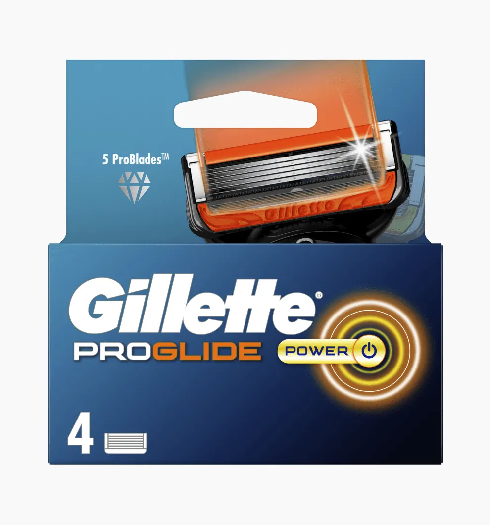 Η ανταλλακτική κεφαλή Gillette ProGlide Power 4 τεμ