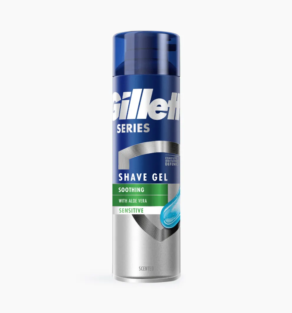 Σειρά Gillette Καταπραϋντικό Τζελ ξυρίσματος Sensitive με Αλόη - Gillette Greece