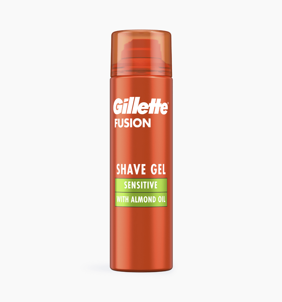 Τζελ ξυρίσματος Gillette Fusion Sensitive με Αμυγδαλέλαιο - Gillette Greece