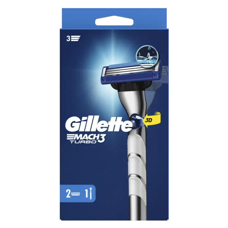 Gillette MACH3® Turbo 3D Ξυριστική Μηχανή