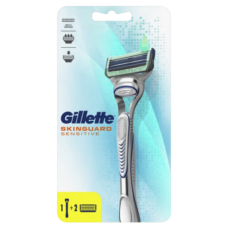 Rasoio Gillette SkinGuard Sensitive Con Manico Flessibile