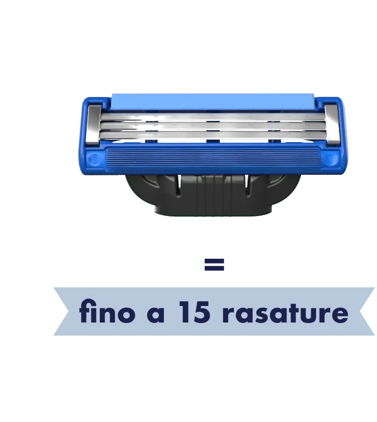 Realizzato con acciaio di precisione, fino a 15 rasature per lama
