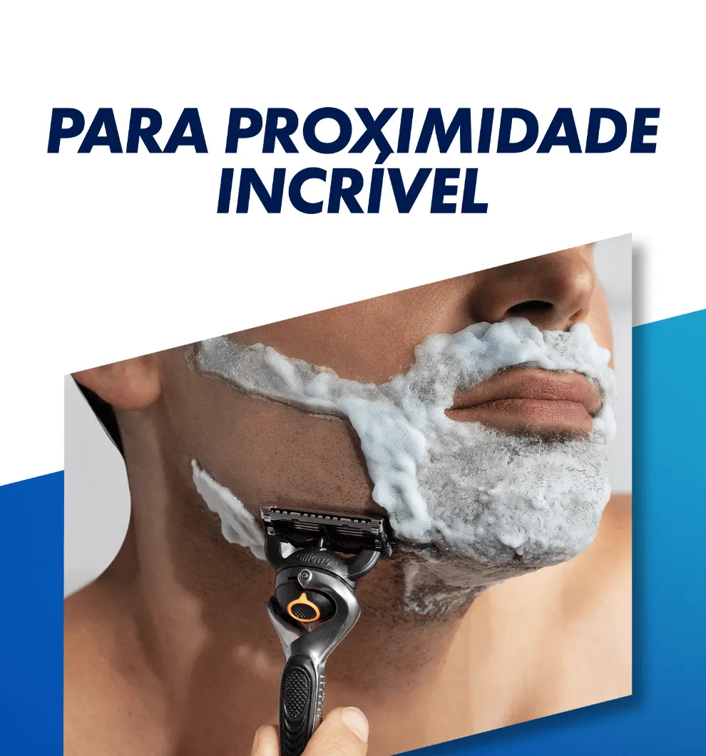 Combina na perfeição com o gel de barbear Gillette Pro para um barbear ainda mais apurado