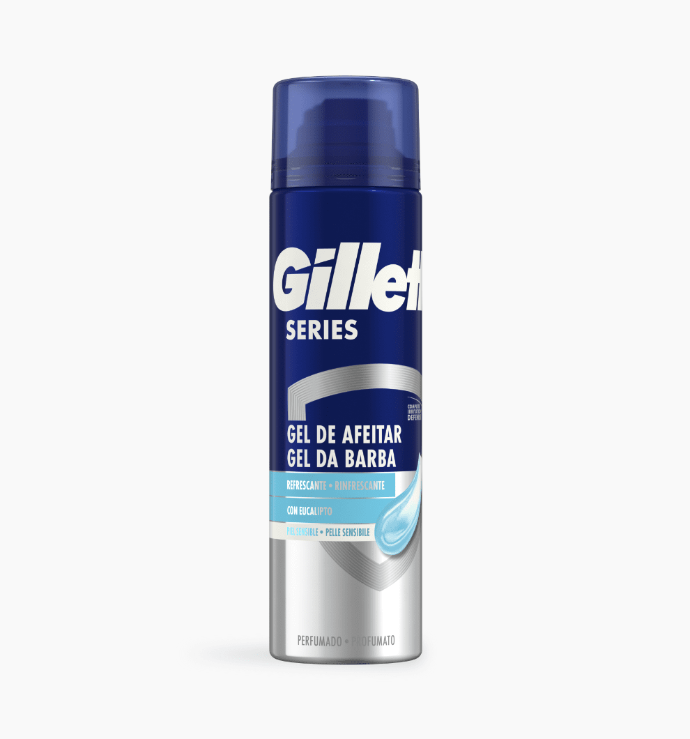 Gillette Series Gel de barbear refrescante, 200ml