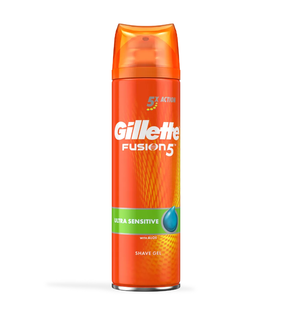 Gel de barbear ultrassensível Gillette Fusion5