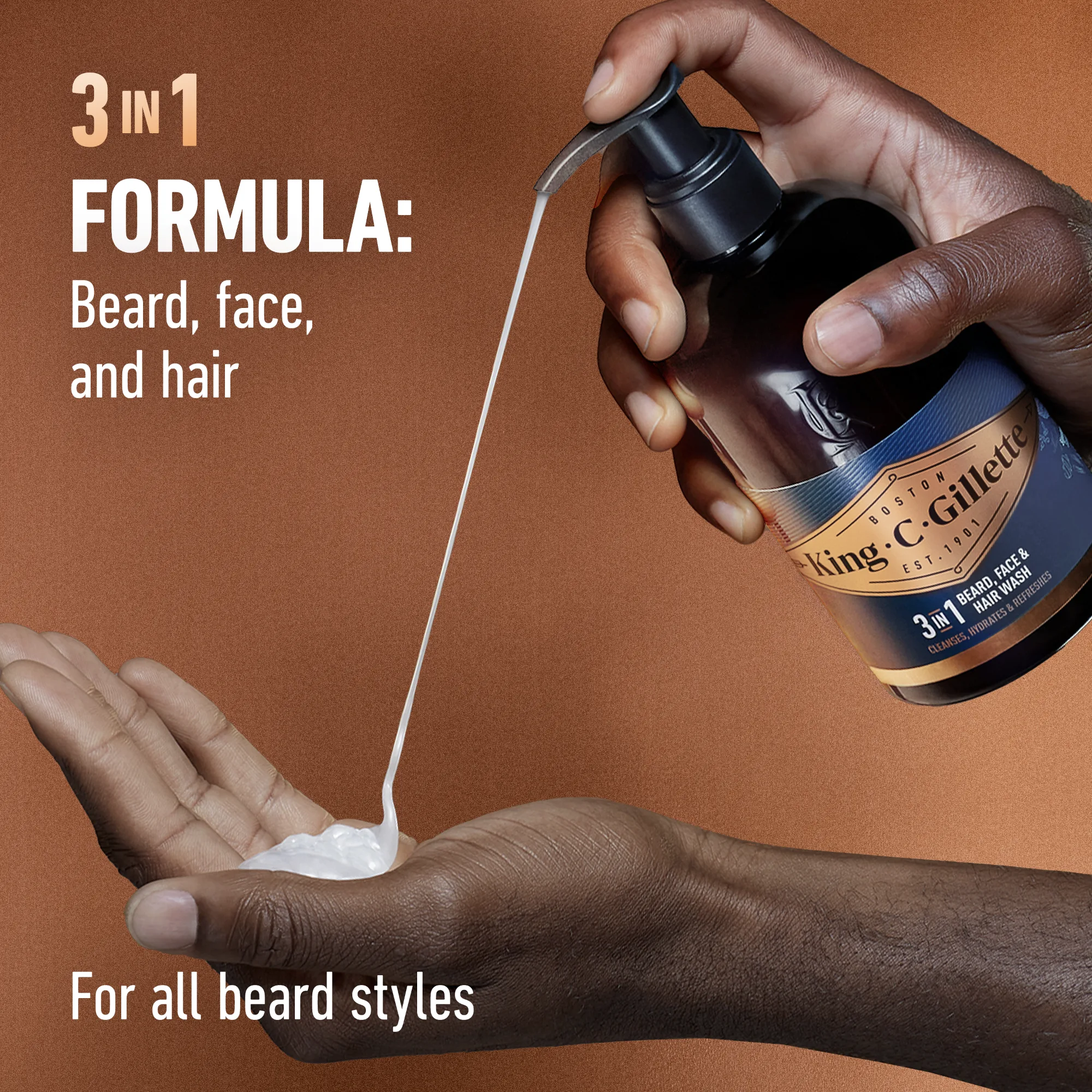 champú y acondicionador de barba