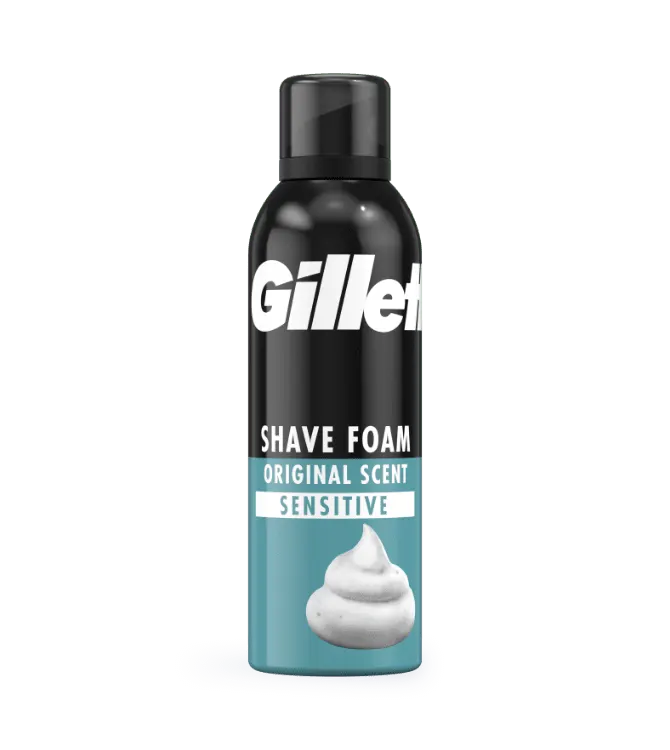 Gillette Classic Sensitive Αφρός Ξυρίσματος Με Κλασικό Άρωμα