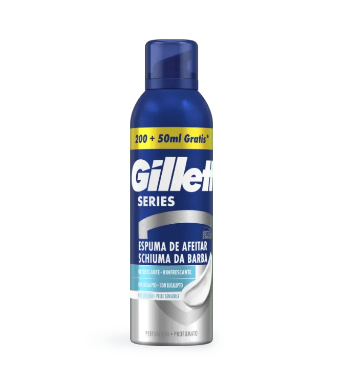 Gillette Series Espuma De Barbear Refrescante