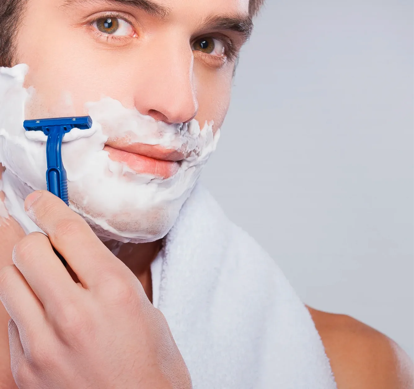 Lâminas de barbear descartáveis para homens