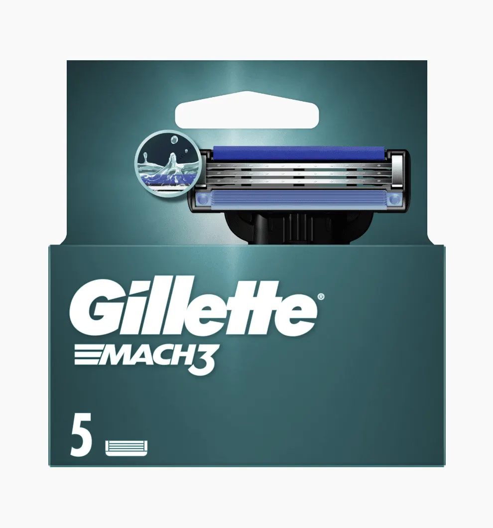 Λεπίδες ξυρίσματος Gillette Mach 3 - Συσκευασία των 5 (Φυσίγγια)