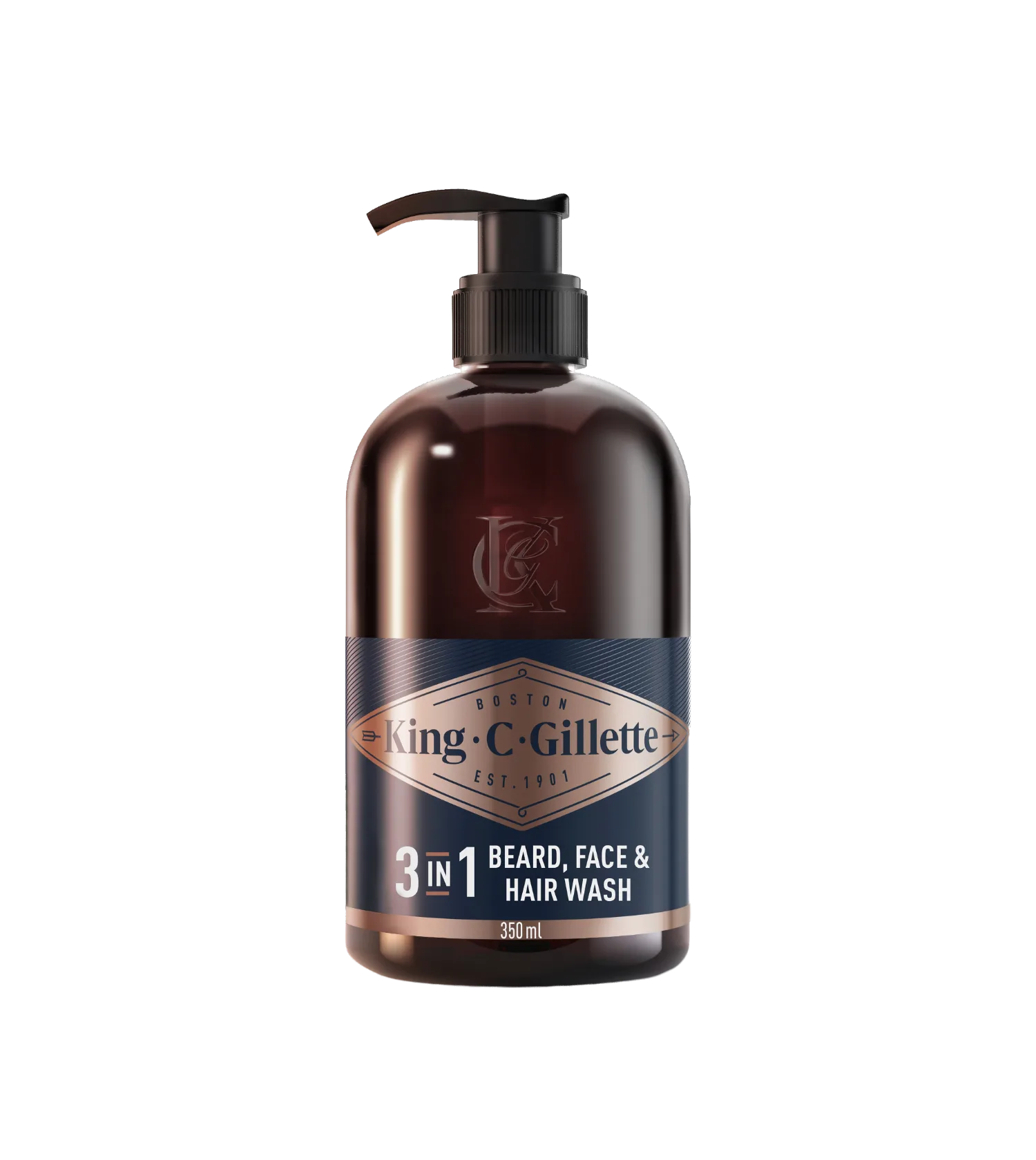 Gel De Lavagem Barba E Rosto King C. Gillette no cartão do produto exibido no artigo