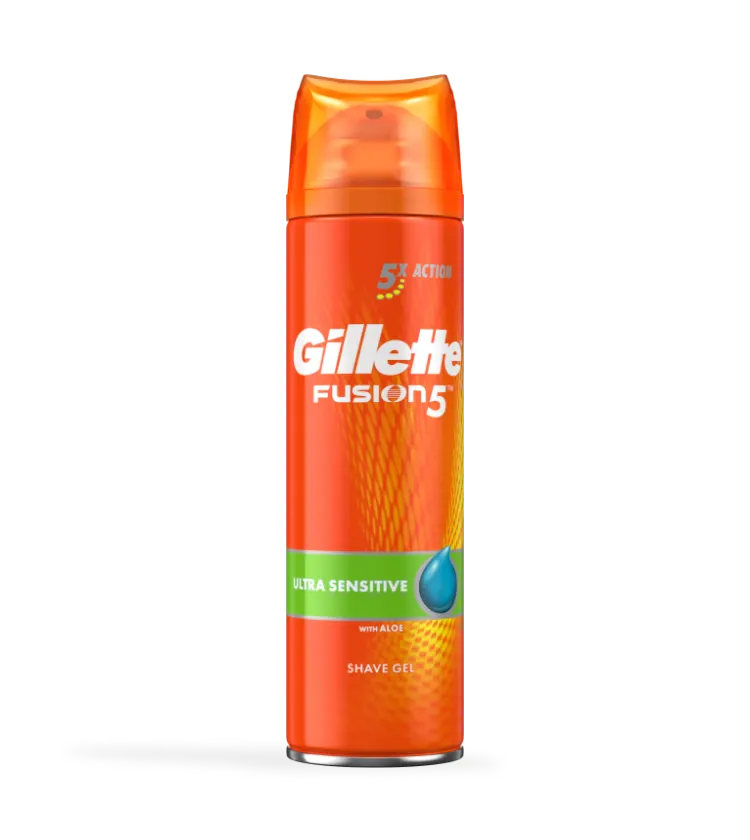 Gel de barbear ultrassensível Gillette Fusion5