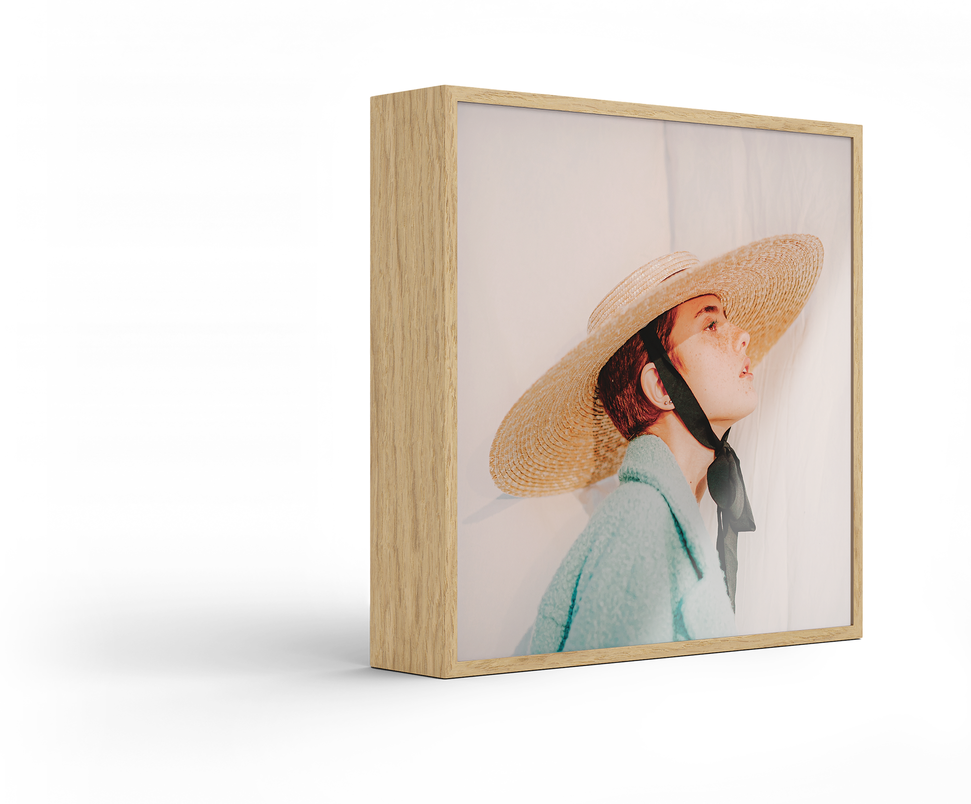 Standing ArtBox with matte acrylic surface against a white background.