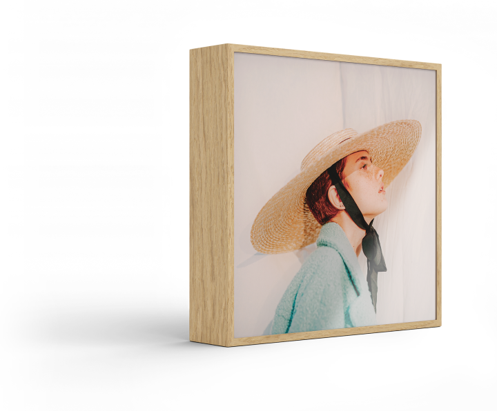 Standing ArtBox with matte acrylic surface against a white background.