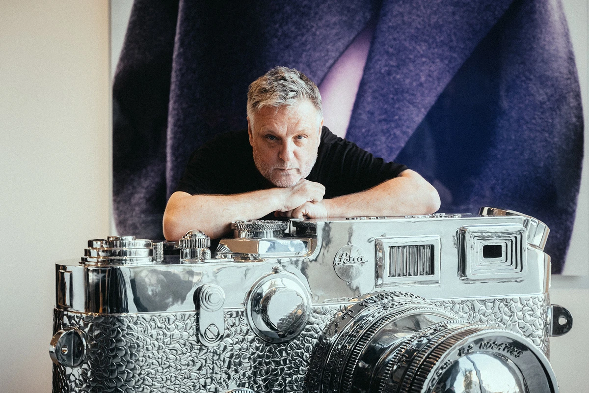 Rankin and the Leica camera.