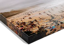 Glossy Canvas On Stretcher Frame