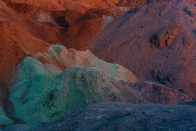 colorful mountainscape.