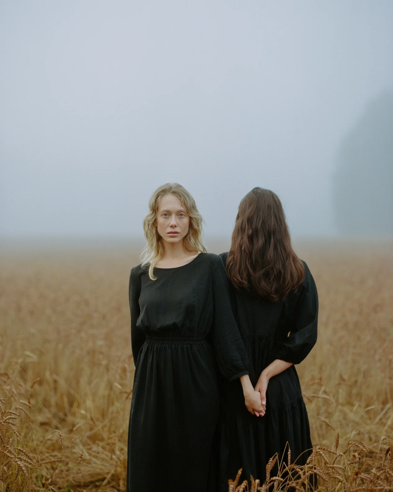 Portrait of two woman.