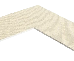 ivory white linen passepartout option