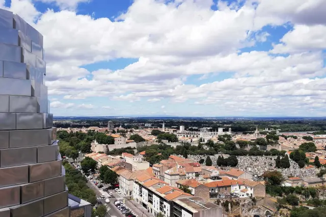 panoramic view of the city of Arles.