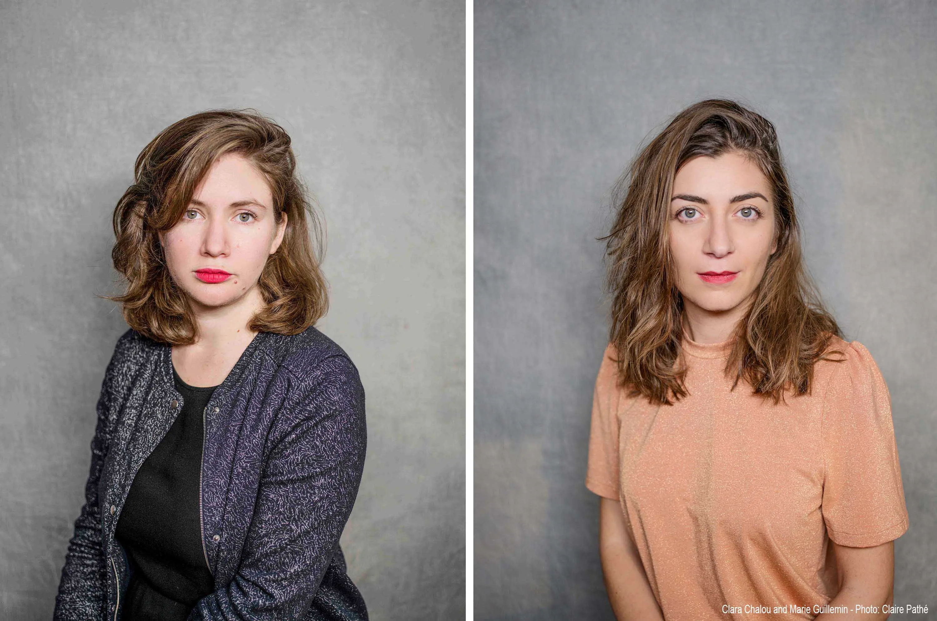 Portrait of Clara Chalou and Marie Guillemin - photo by Claire Pathé.