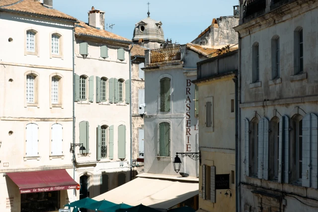 View of Arles old city center