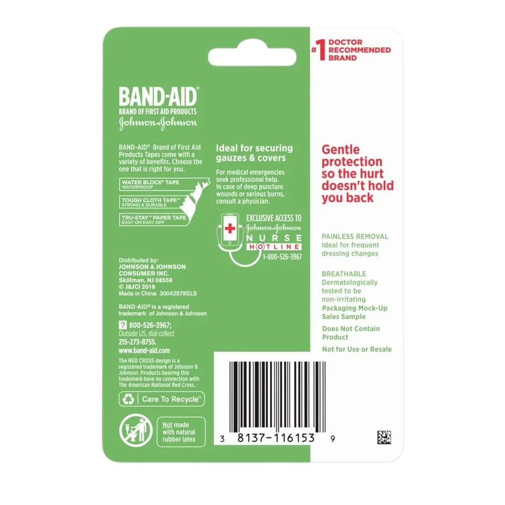 BAND-AID® Brand HURT-FREE® Paper Tape image 3