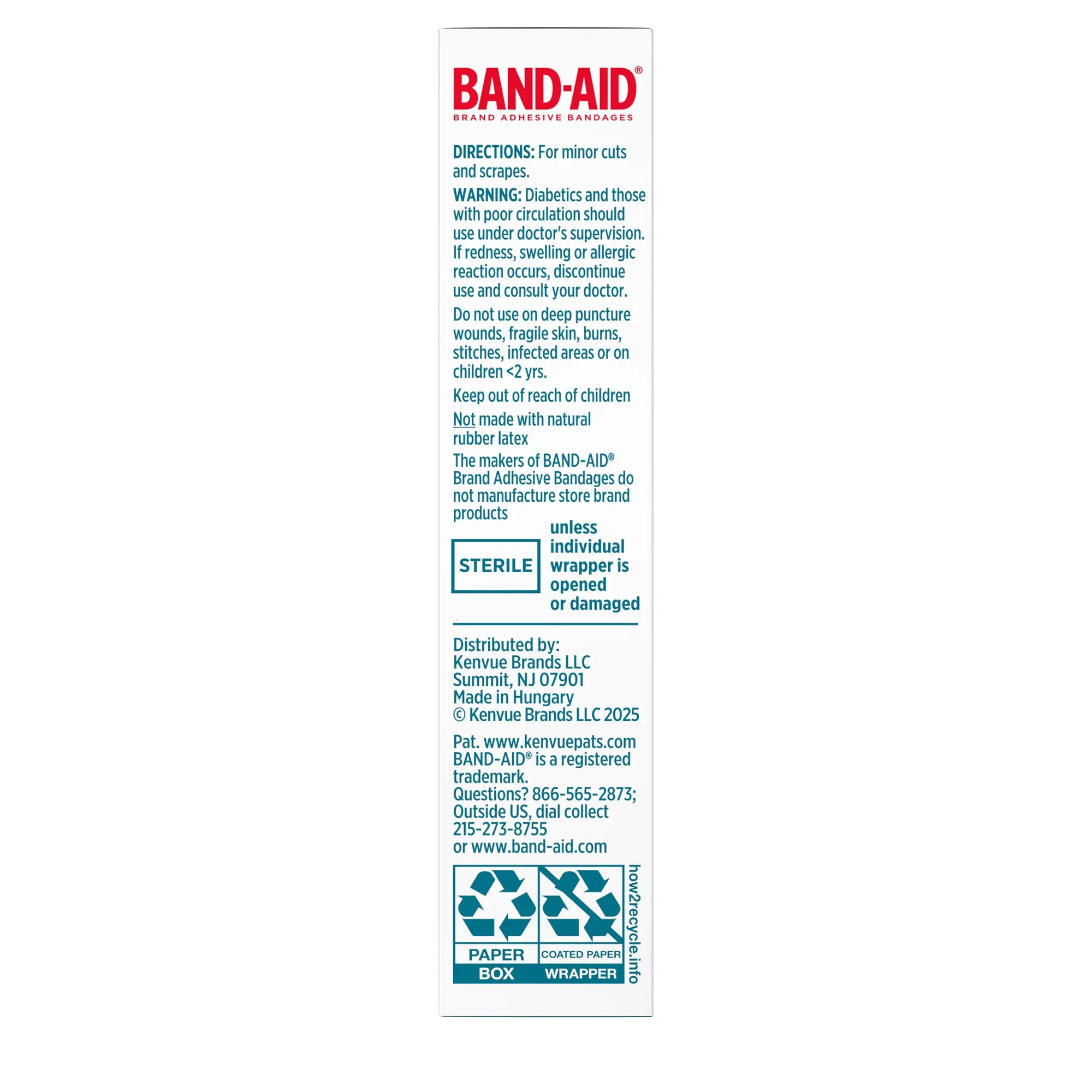 Side Pack shot of BAND-AID® Brand PRO HEAL® Adhesive Bandages 5 Day Protect Jumbo 3ct