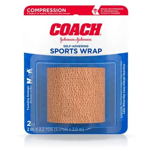 Front of packaging of COACH® Self-Adhering Sports Wrap 2 IN x 2.2 YDS